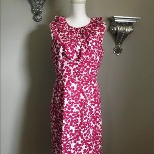 Cremieux Dress Sleeveless Print Sz 10 Preppy